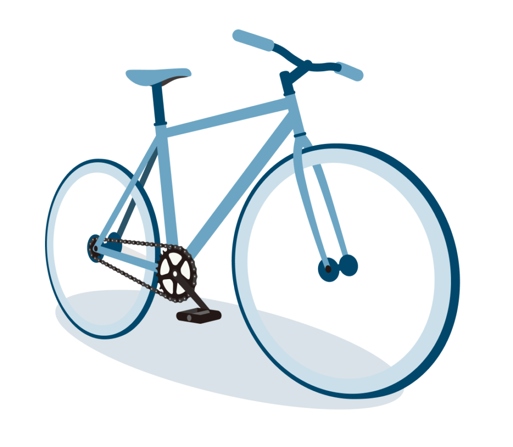 Mountain Bike Illustration